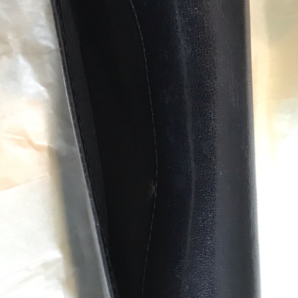 Grand Lion Leather Wallet Black 7 x 3 1/2” vintage - Picture 7 of 16